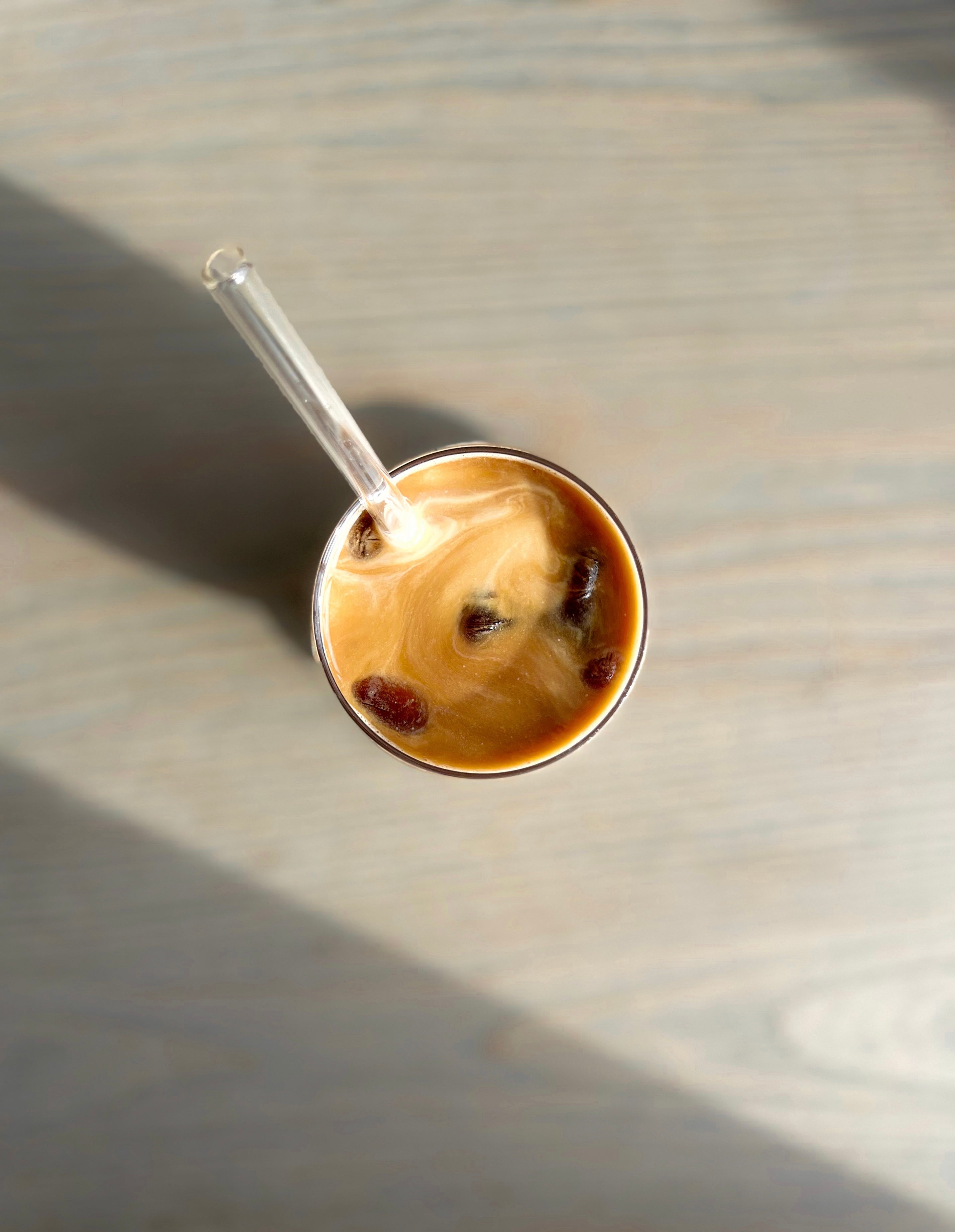 Frozen Espresso and Raw Brown Sugar Shots